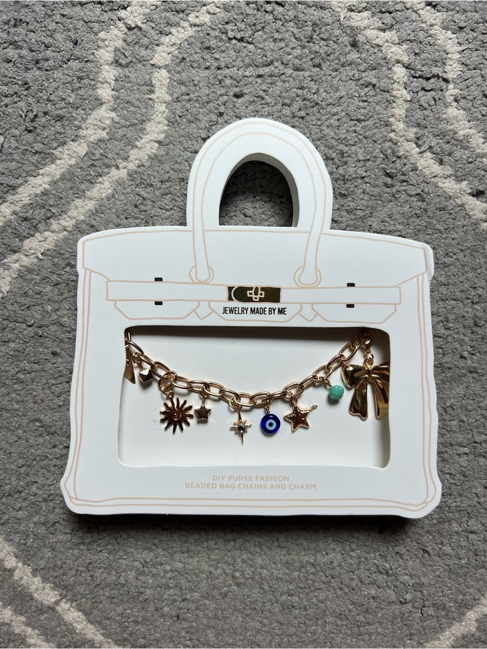 BRAND NEW Bag and Purse Charm - Blue & Turquoise Accents